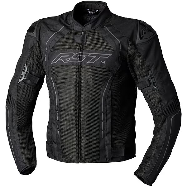 RST RST RST S1 Mesh CE Mens Textile Jacket Black/Black